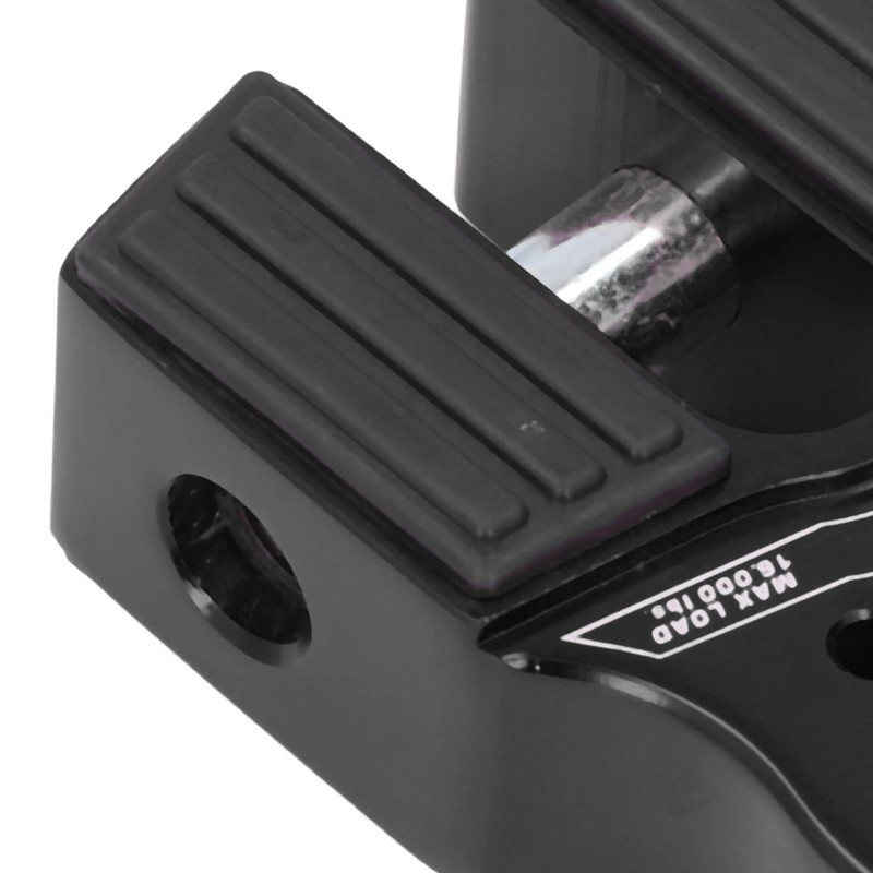 Flat Winch Shackle Mount with 16000LB Rubber Side Guard, Aluminum