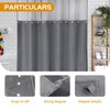 eachope 1 Pack Fabric Snap-in Shower Curtain Liner Replacement,Compatible with