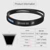 sourcing map BX108 EPDM V-Belt, Raw Edge Cogged Industrial Rubber