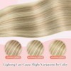 MEI YUAN LIN Highlighted Clip In Hair Extensions Real Human