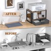 MARTY Printer Stand with Storage Drawer for Desk, 2-Tier Desktop