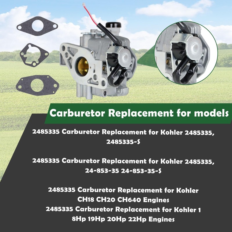 ALL-CARB Carburetor Replacement for Kohler CH18 CH20 CH640 2485335 2485335-S