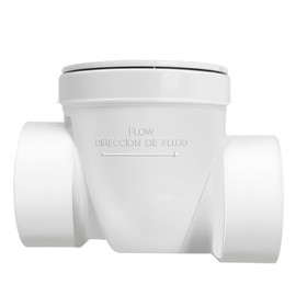 Zejoot PVC Backwater Valve,3 inch Drain Backflow Preventer, Backflow Preventer Valve Prevents Sewage and Rainwater from Flowing Back