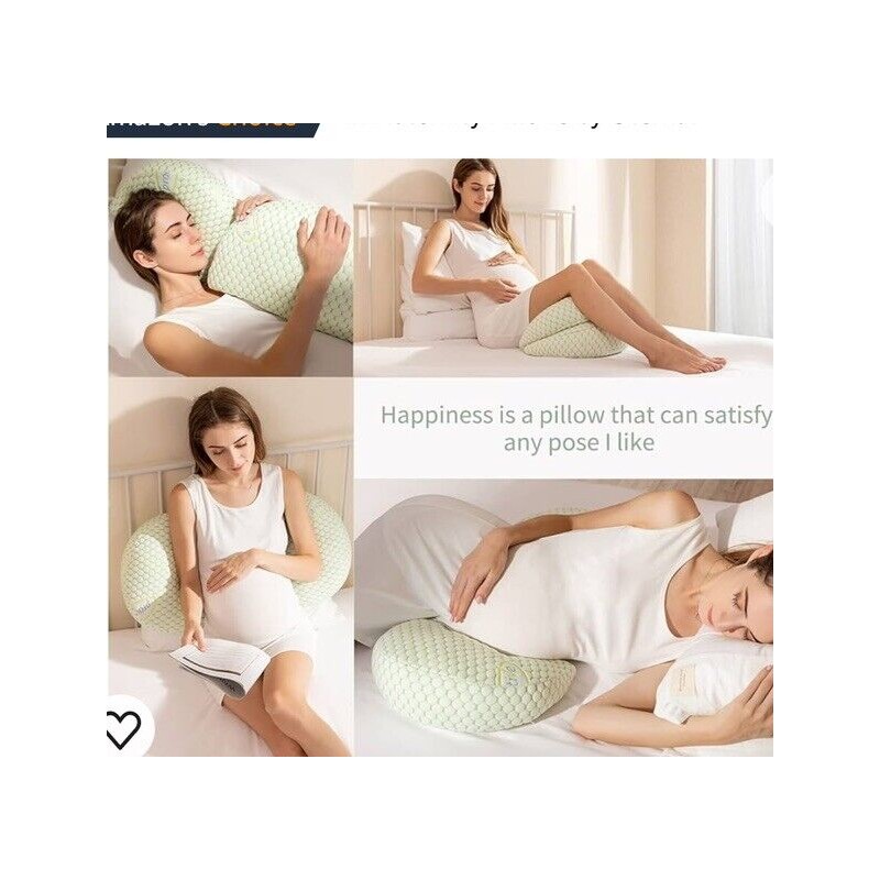Siminzich Proactive Soft Pregnancy Pillow Support for Back/Hips/Legs