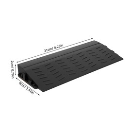 Ipetboom 2pcs Reusable Robot Vacuum Ramp Mats for Doorways and Driveways Easy to Install Ramp Pads for Wheelchair Accessibility Climbing Mat for Cleaning Coverage Expansion