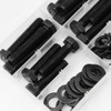 YEEZET Screws M10 48 Pieces Hex Screws Washers Spring Washers
