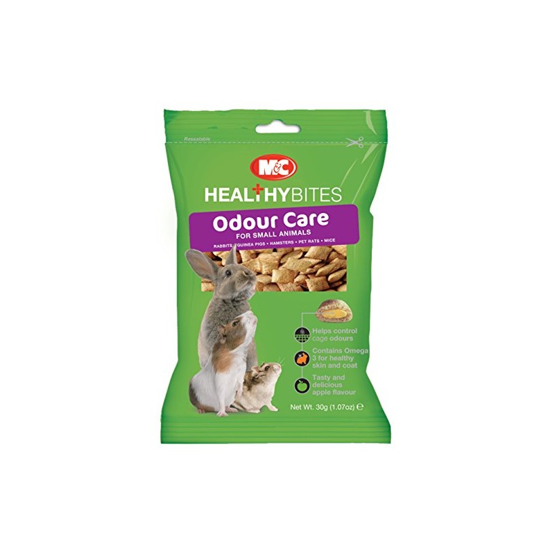 M&C Treat Ums Odour Care For Small Animals 30g