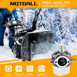 MOTOALL Carburetor for Tecumseh 640058 640058A 632107 640084A 640084B Toro 521 Husqvarna 10527SBE 10527SB 10530SBE 1130SBLS 1130SBE 924SB 924SBE 927SB Snow Blower Thrower Generator Chipper Shredder