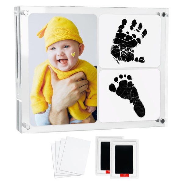 Baby Footprint Hand print Ink Kit For Newborn Keepsake w/