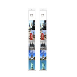 trendfinding 2 Photo Pockets 10 x 15 for 6 Photos Portrait Photo Holder Photo Pictures Card Holder Photo Wall Card Holder