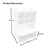 ADVEXGP Desk Tidy Organiser, Pen Holder with Drawer, Stationery &