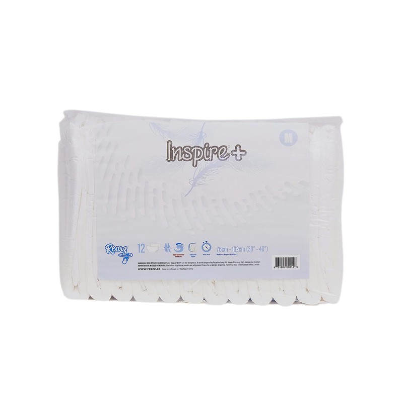 Rearz - Inspire+ Adult Nighttime Briefs (12 Pack) (Small)
