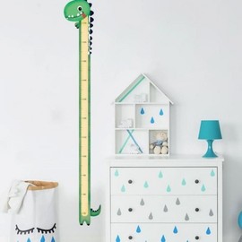 Height Chart Sticker for Kids, Growth Wall Decal, Interior Decor 170cm [PP112] Rocket