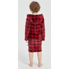 BAOPTEIL Kids Hooded Bathrobe Girls Plush Hooded Flannel Robe Boys