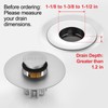 LEKEYE Bathroom Sink Stopper | Shower Drain Hair Catcher |
