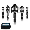 Countersink Drill Bit Set 5-Piece, M2 HSS, 82 Degree, 5