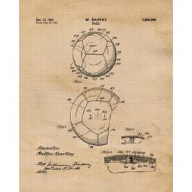 Vintage Volleyball Patent Prints, 4 (8x10) Unframed Photos, Wall Art Decor Gift for Home Office Gears Work Garage School Gym College Student Teacher Coach Athletics Training World Olympics Champs Fans