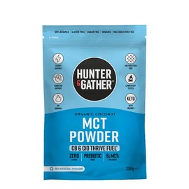 Hunter & Gather Hunter & Gather MCT Pulver C8/C10 - unterst1tzt Keto- und (IF)-Fasten, wird in kugelsicherem und fetthaltigem Kaffee verwendet, ohne Samen- und Pflanzen?l