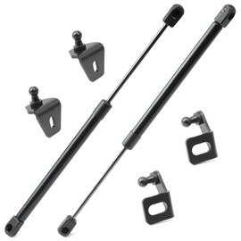 Esttlamer 21-16014-02 Front Hood Lift Supports Shock Strut Replacement for Chevy for Colorado for GMC for Canyon 2023 2024 2025, 2 PCS Black No Drilling Required