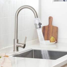 Duvel Cook Fill Sink Filter Cobra Type Main Product + 8 Cook Fill Carbon Filters Event Pack Kitchen Sink Filter Rust Removal Chlorine Relief / 듀벨 쿡필 싱크대필터 코브라타입 본품+쿡필카본필터 8개 이벤트팩 주방용 싱크대용 필터 녹물제거 염소완화