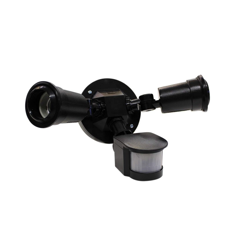 ILLUX Arbotante de seguridad con sensor de movimiento 180°, color