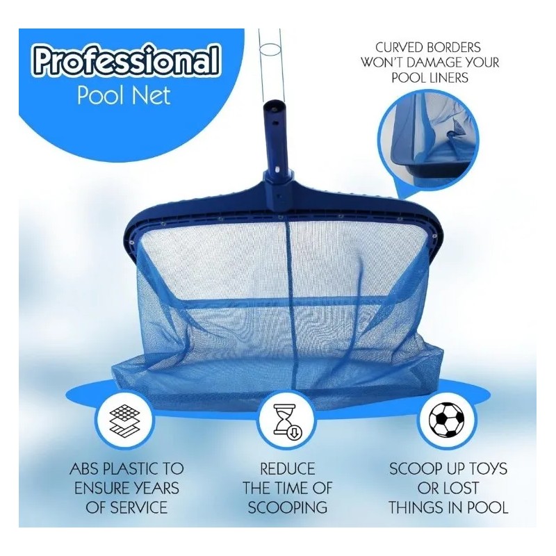 OBABA POOL SKIMMER Pool Skimmer Net Heavy Duty Leaf Rake