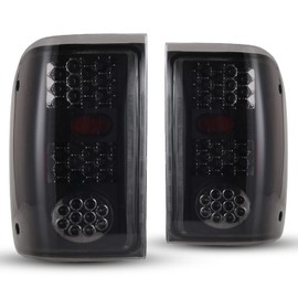AUTOWIKI Tail Lights Assemblies Rear Lamp For 1993 1994 1995 1996 1997 Ford Ranger Taillights 1 Pair Smoke Lens