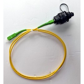 Corning OptiTap Hardened Female Connector to SC/APC Test Jumper Singlemode 1 meter