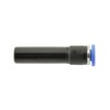 IQS Straight Connector Reduction of 12mm Plug Nipple x 8mm
