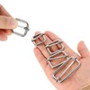 sourcing map Slide Buckle, 10Pcs 1" - Metal Tri-Glides Slide