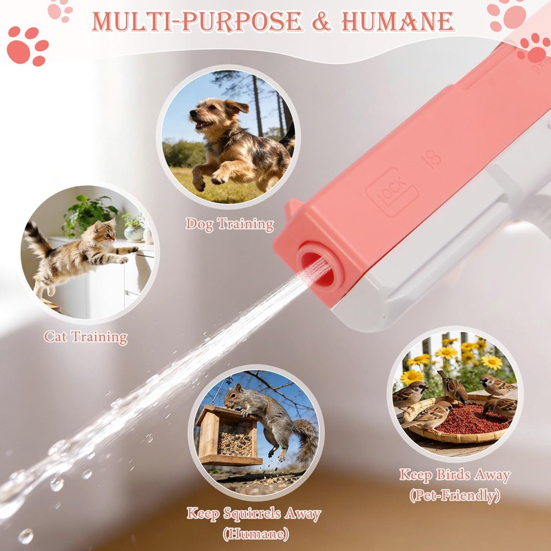 2 Pack Squirt Spray for Cats Dogs Training Squirt for