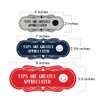 Signs ByLITA Designer Tips Are Greatly Appreciated (Smiley vector) Sign