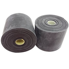 Workoutz Physio Floss Compression Mobility Resistance Band (1 Pair) 2in x 7ft (Regular Resistance (1 Pair) Black 1.3mm)