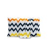 Valerian Chevron Printed Pillowcases 2-Piece Set Egyptian Quality 1500 Thread