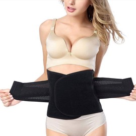 GOEGE Postpartum Belly band Postpartum Recovery Surgery Support Belly Wrap for C-Section Hernia and Tummy Tuck Abdominal Compression Binder