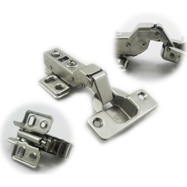 Hnfshop Dia 1.5"/35mm European Style Hydraulic Soft-Close Hinge for Cabinet Kitchen Cupboard Door (Half Overlay)