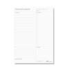 Daily Planner Pad DIN A5 with To-Do List and Schedule,