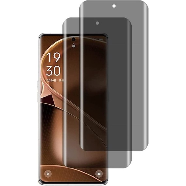 [2 Pack] Anti-Spy Screen Protector for OPPO Reno 10- Full