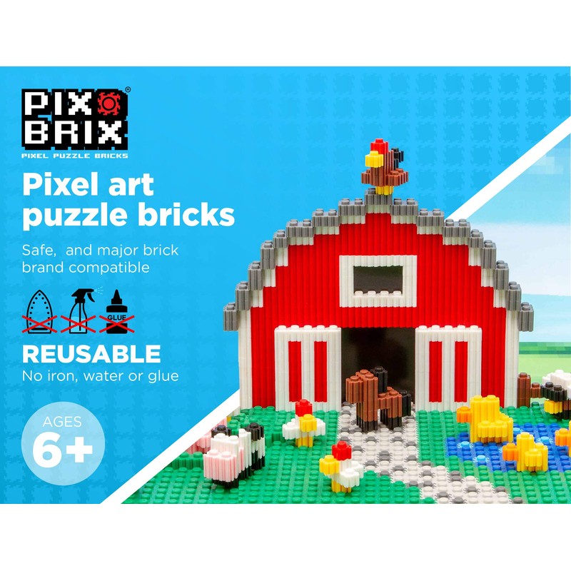 Pix Brix Pixel Art Puzzle Bundle - 4,500-Piece Kit with