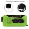 Emergency Radio Hand Power Generation Solar Radio with LED Flashlight