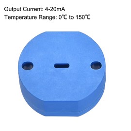 uxcell PT100 Temperature Sensor Transmitter 24V DC 4-20mA 0℃ to 150℃