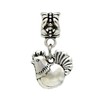 Dangle Chicken/Hen Charm Bead for Charms Bracelets