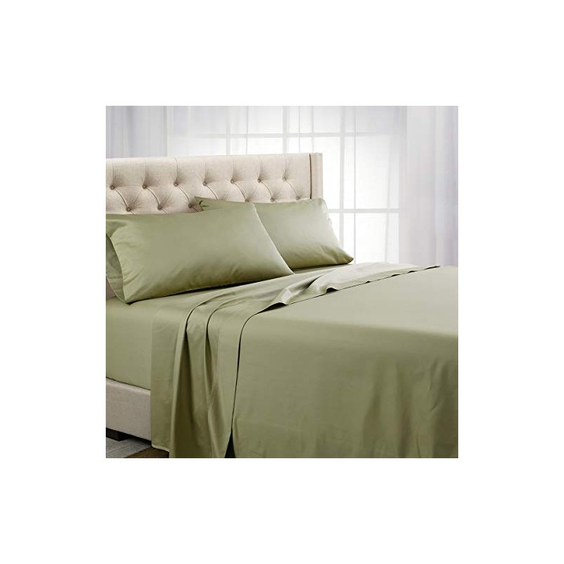 Royal Tradition Solid 1000-Thread-Count, 100-Percent Long Staple Cotton 4PC California