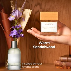 ARLYN Warm Sandalwood Eau De Parfum Inspired by San.t.al 33, Long-Lasting Perfume for Men and Women, Vegan & Eco-Conscious with Clean Ingredients, Woody, Cedar, Leather, Amber - 50ml / 1.7 oz