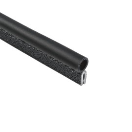 Trim-Lok Trim Seal with Top Bulb – Fits 1/64” Edge, 3/8” Bulb Seal Diameter, 25’ Length – PVC Plastic Trim with EPDM Rubber Seal, Easy to Install for Cars, Boats, RVs, Trucks, and Home Applications