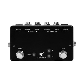 EX Guitar Effects Loop Switcher Passive Channel Switcher Box ABY Box Line Selector AB Switch Mini Guitar Effect Pedal True Bypass