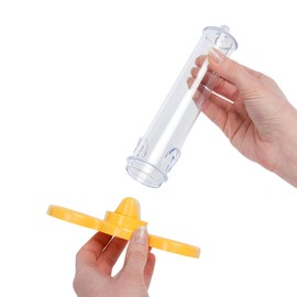 Jacobi Jayne® Pre-filled Niger Bird Feeders for Garden Birds Goldfinch Finder Pack of Two - Hanging Bird Feeders For Small Birds. Niger Bird Feeder Hanging Wire Included, Yellow