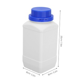 CIYODO 2pcs Wide Mouth Bottle Chemical Mixing Container for Laboratory Industrial Use for Liquid Storage and Sample Handling