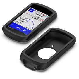 Moorovgi Hülle kompatibel für Garmin Edge 1040,Silikon Schutzhülle Skin - GPS Bike Zubehör (Schwarz)