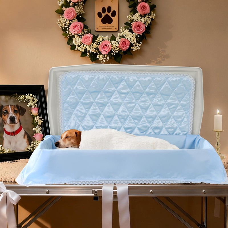 BALAPET Comfortable Pet Casket with A Soft Quilt, Safe, Durable